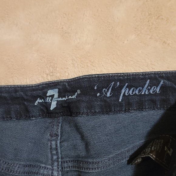 7 For All Mankind 'A' Pocket Denim Jeans Size: 28 - Picture 3 of 10